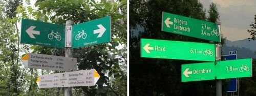 Der Radwegknoten im Bereich Güterbahnhof ist schon sicherer, die Sicherheitsplanungen bei jenem neben der Autobahnausfahrt laufen.
