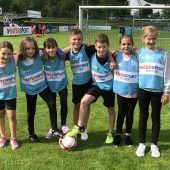 Torjubel beim Fußballcup im Montafon