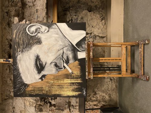 Die Ausstellung „Rock in Peace“ von Tanja Sonderegger ist im Freihof zu sehen. Vn/LAf