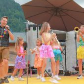 Talente on stage in Schoppernau