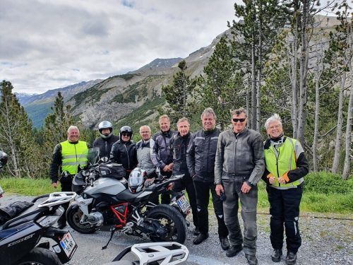 Die PVÖ-Motorradfahrer machten eine Tour.  pvö