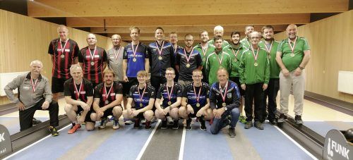 Die Top-3-Teams beim Mannschaftscup der Herren in Bludenz. Verband