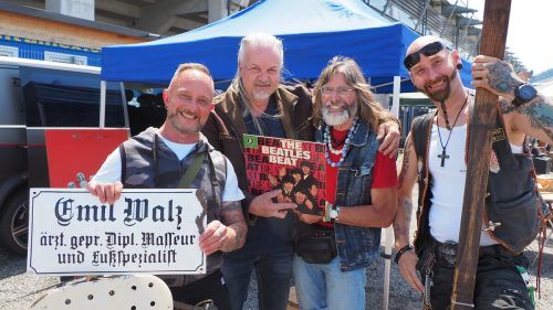 Die Trödelprofis: Markus, AJ, Klaus, Werner. Egle(4)