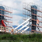 Radumleitung Rheinbrücke erst im Juli