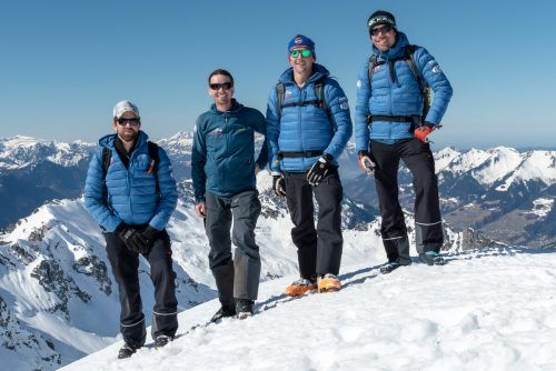 Die Walser Guides: Stefan Küng, Stefan Fritsche, Bernhard Bickel und Klaus Witwer möchten ein einzigartiges Naturerlebnis bieten. Stefan Fritsche