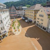 Stadtklimatologe Simon Tschannett erklärt, wie klimafit der Leutbühel ist. »A5