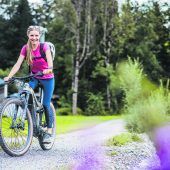 Beim Fahrradfahren klare Nummer eins