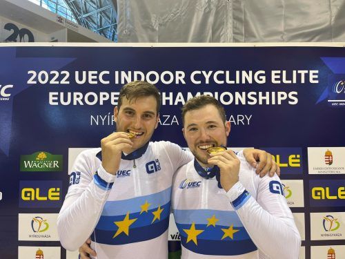 Das Duo des RV Dornbirn nach dem EM-Titelgewinn im Mai. Verband