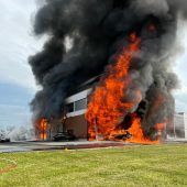 Großbrand in Rebstein