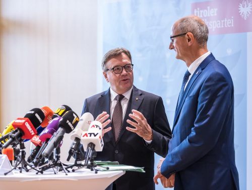 Günther Platter geht, Anton Mattle will Landeshauptmann werden. APA