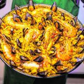 Die Paella kommt aus Valencia