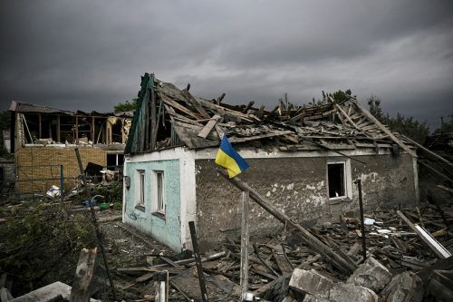 Im Osten der Ukraine toben schwere Kämpfe. Vieles ist zerstört. Dem Krieg fallen täglich Dutzende Menschen zum Opfer. AFP