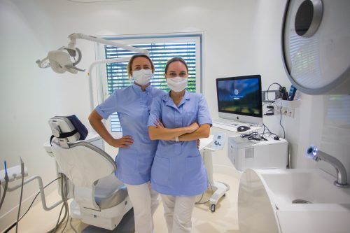 In den modernen Ordinationsräumen lässt es sich gut arbeiten.
