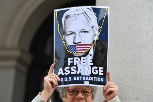 In den Vereinigten Staaten drohen Assange im Fall einer Verurteilung bis zu 175 Jahre Haft.  AFP