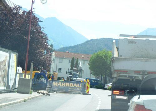 In der Müsinenstraße laufen die Arbeiten bereits auf Hochtouren. MIMA