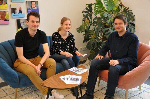 Julian Jenny, Julia Richter und Marcel Simma sind in die Studienstiftung aufgenommen worden. lcf