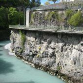 Kapfschlucht wird aufgeweitet