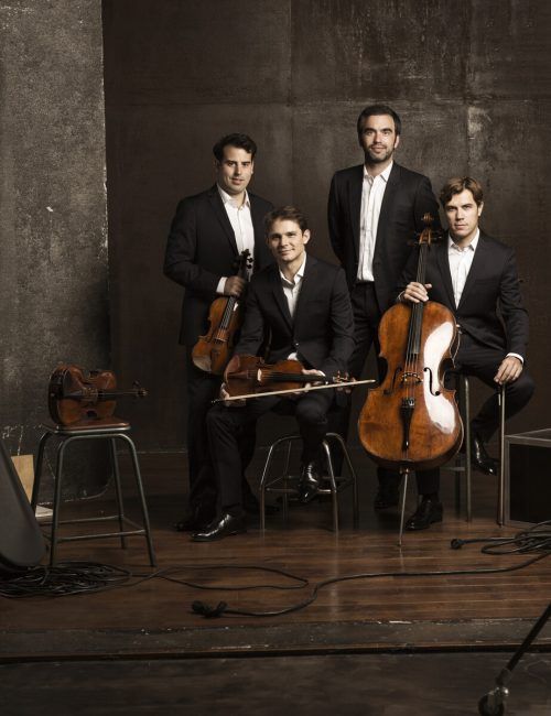 Mit dem Quatuor Modigliani beginnt die heurigen Saison der Schubertiade-Konzerte im Angelika-Kauffmann-Saal in Schwarzenberg. Quatuor Modigliani/Luc Braquet