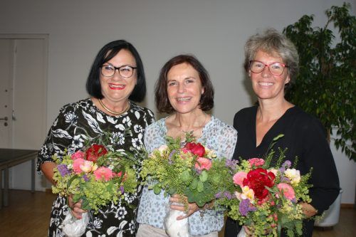 Monika Gorbach-Bugna, Margrit Bösch und Alexandra Matt wurden geehrt bzw. verabschiedet.  VN/TK