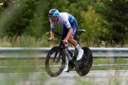 Nach acht Titelgewinnen, zuletzt vier Mal in Folge, musste sich Matthias Brändle diesmal mit Bronze bei den ÖRV-Zeitfahrtitelkämpfen begnügen. Miha Matavz/ÖRV