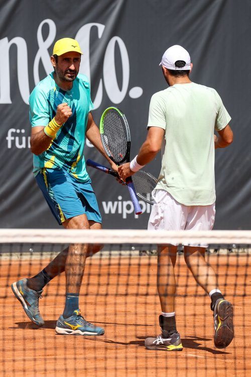 Philipp Oswald sprach nach seinem Auftaktsieg von der verrücktesten Partie seiner Karrriere im Wimbledon. GEPA