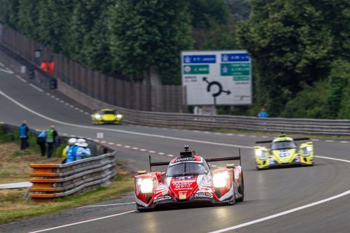 Rene Rast führt in Le Mans den reinrassigen Oreca-Sportprototypen vom WRT-Team aus. Vermeulen/MPS