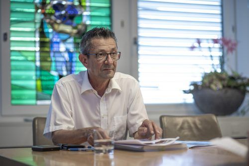 Reto Friedauer, Gemeindepräsident von St. Margrethen, hat bei der S18 eine klare Haltung. Er versteht die Österreicher nicht. VN/Paulitsch