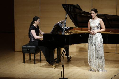Sopranistin Regula Mühlemann im Angelika-Kauffmann-Saal. schubertiade