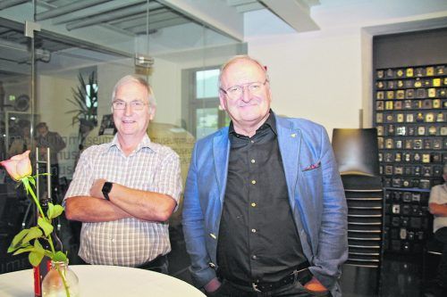 Unter den Gästen: Altbürgermeister Eugen Gabriel mit Altvizekanzler Hubert Gorbach.  