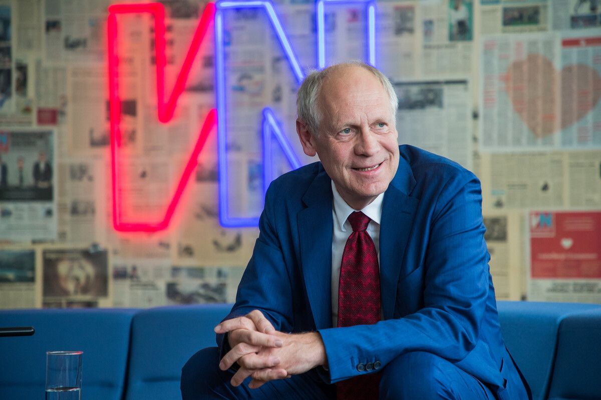 Investor Hendrik Leber war auf Einladung von W&L Asset Management zu Gast bei Russmedia in Schwarzach.⇒vn/Steurer