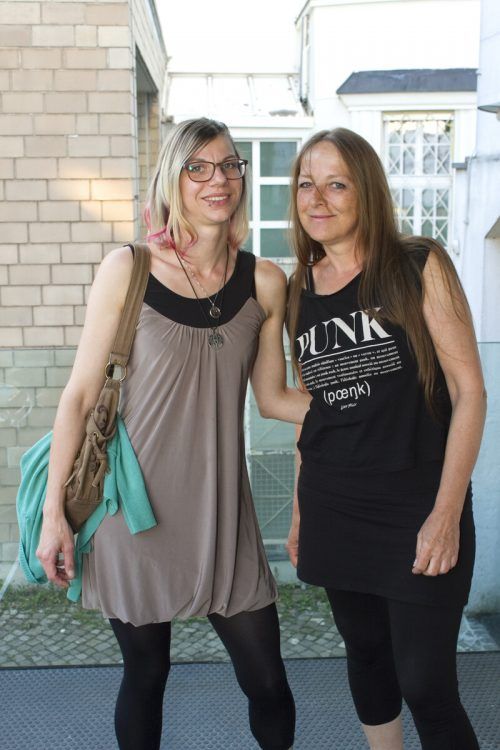 Verena Fischer und Gabi Klima kamen extra aus Wien angereist.