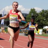 Österreichs SprintStaffel mit Rekord