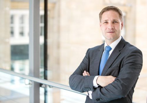 Vizegouverneur der Nationalbank Gottfried Haber zieht Bilanz über zwei Jahrzehnte Euro und stellt sich kritischen Fragen.  Oenb/Niesner