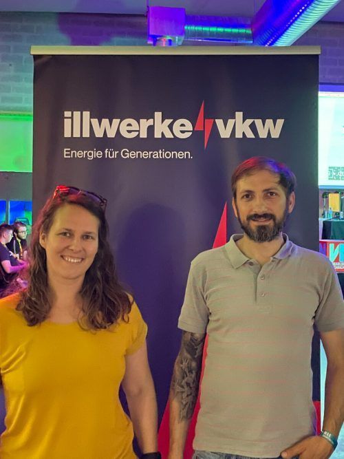 Von illwerke vkw waren Jasmin Bussolon und Florian Waldorf vertreten.