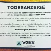 „Die Vorarlberger Kassenbeiträge sind jetzt in Wien“