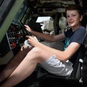 Schüler waren beim Bundesheer zu Besuch