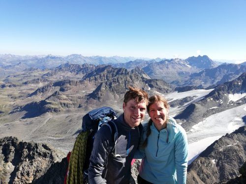 Bergliebhaber: Christoph Schwärzler und seine Frau Franziska.