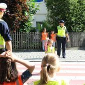 Im Einsatz für junge Verkehrsteilnehmer
