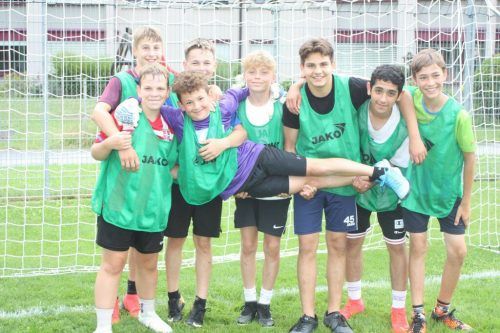 Das Siegerteam im Fußball. VN/TK