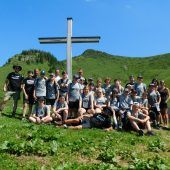 Zum Team-Building auf die Alpe
