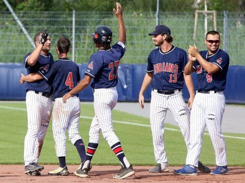 Die Dornbirn Indians möchten auch am Wochenende gegen die Vienna Metrostars wieder über Punkte jubeln. cth