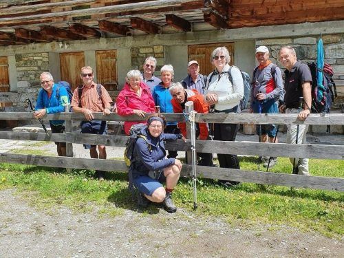 Die Höchster Senioren unternahmen eine Wanderung im Hochmontafon. SB Höchst