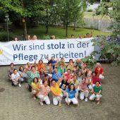 Ein positives Statement für den Pflegeberuf gesetzt