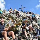 Gipfelmesse auf der Eisentälerspitze