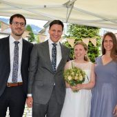 Sarah Ludescher und Johannes Hesche