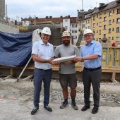 Zeitkapsel im Beton