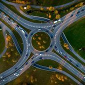 Blinkfaulheit im Kreisverkehr führt in Vorarlberg jährlich zu rund 30 Unfällen. »A10