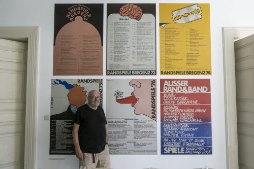 Grafiker Reinhold Luger entwarf damals die Plakate für die "Randspiele".