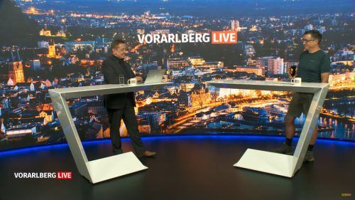 Hannes Hagen berichtete bei Vorarlberg LIVE über die Aufbauarbeiten und die letzten Vorbereitungen.  Vorarlberg Live