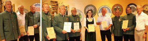 „Jubilare Jahrgang 2020“: Camill Raidt, Stefan Achberger, Laura Ennemoser, Wolfgang Chisté und Otto Galehr.  STP/3